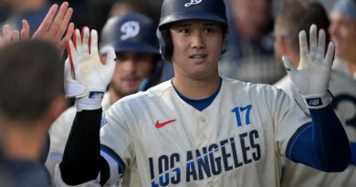 Los Angeles Dodgers’ Shohei Ohtani Stumbles In Bid For 7th Win