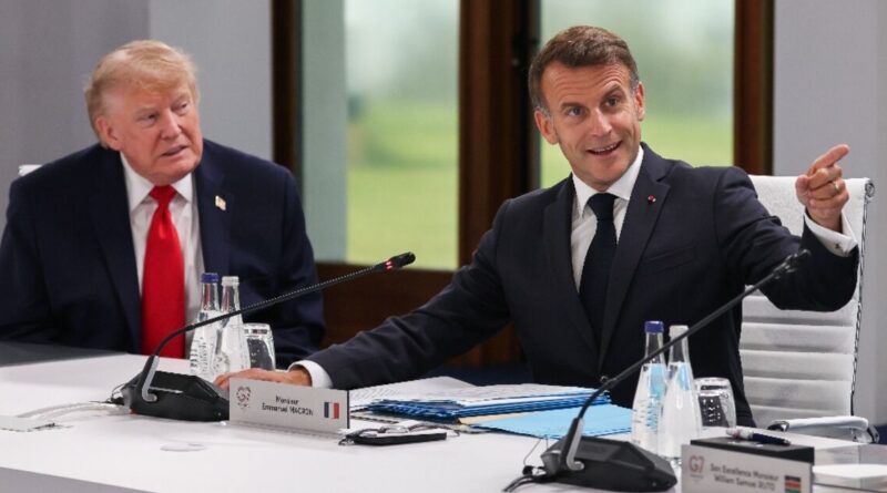 Macron winds up G7 with AI, Trump dinner