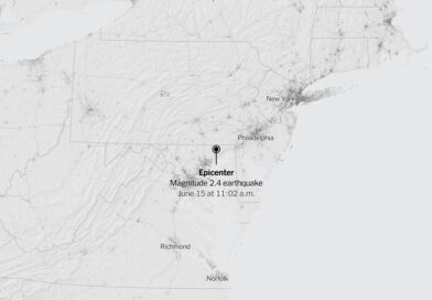 Map: 2.4-Magnitude Earthquake Shakes Maryland
