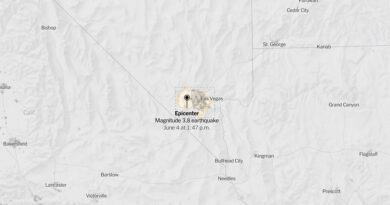 Map: 3.8-Magnitude Earthquake Shakes Las Vegas