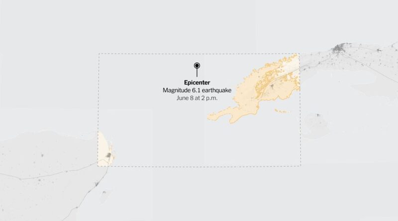 Map: 6.1-Magnitude Earthquake Strikes in the Gulf of Mexico Near Cuba