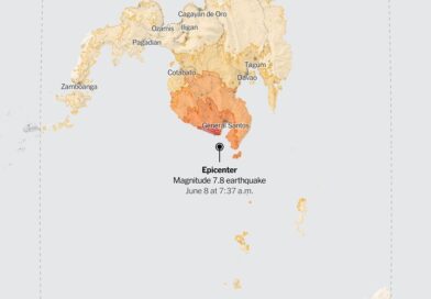 Maps: 7.8-Magnitude Earthquake Near the Philippines Raises Tsunami Alerts
