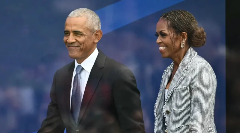 Michelle Obama says Barack Obama gave her the 'forward push' she didn't always have