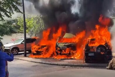 Two people killed after Israeli drone strike hits car in Sidon – video