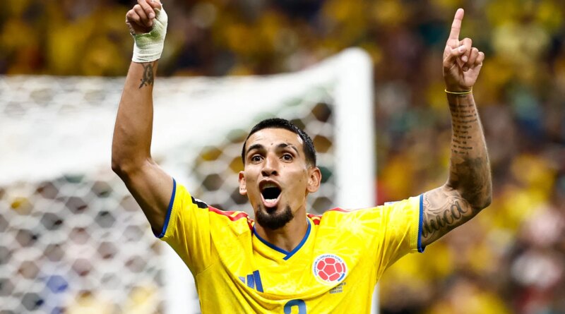Munoz sends Colombia into World Cup knockouts after 1-0 win over DR Congo