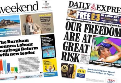 The headline on the front page of the Daily Telegraph reads: "Burnham must call election, says Case."