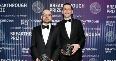 Demis Hassabis and John Jumper attend the 10th Breakthrough Prize Ceremony at the Oscars