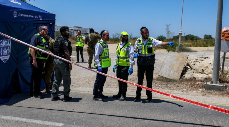One person killed in attack in central Israel