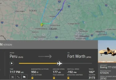 Pilots react to a Boeing 777 freighter that came within feet of the ground in a 'reckless' stunt over Texas