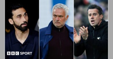 A composite picture of three images showing Alvaro Arbeloa, Jose Mourinho and Marco Silva