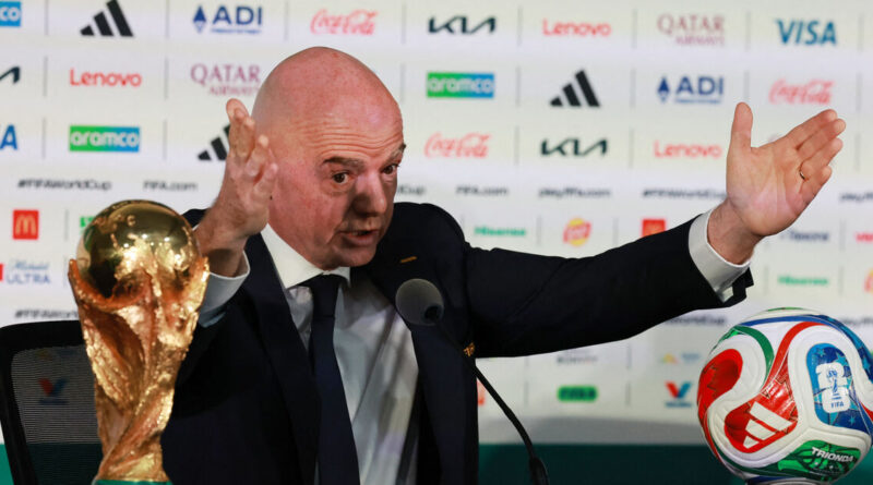 Soccer-FIFA chief Infantino defends visa handling, ticket prices on eve of World Cup