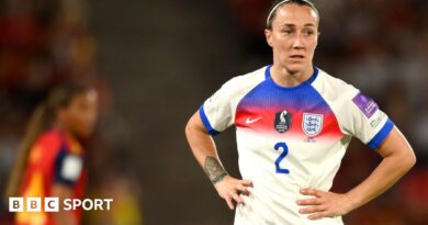 A graphic that reads 'Follow our women's football TikTok' with a picture of a mobile phone