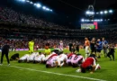 Team Morocco Perform Sujood After Beating the Netherlands at the 2026 FIFA World Cup