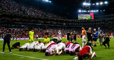 Team Morocco Perform Sujood After Beating the Netherlands at the 2026 FIFA World Cup