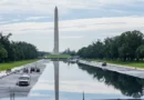 The Reflecting Pool is now 'American flag blue.' See how Trump has changed Washington, DC, during his second term.