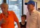 Three generations of Knicks fans celebrate by watching the championship parade