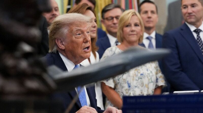 Trump vows to take Iran oil terminals, launch new strikes