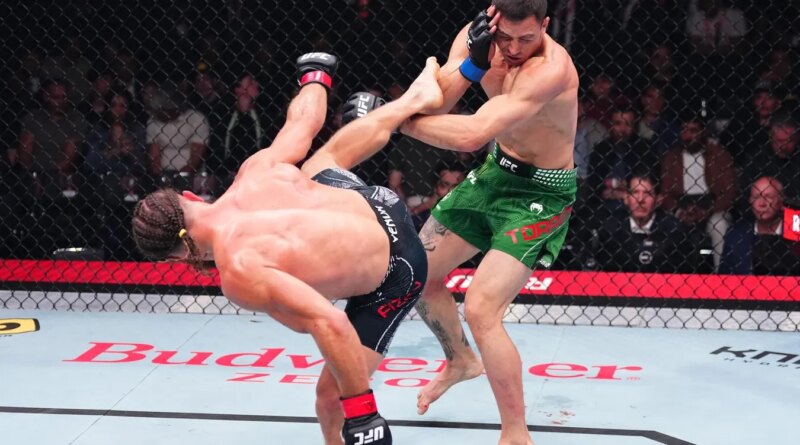 UFC Baku Results: 9 Crazy Finishes, 4 Bonuses And Highlights