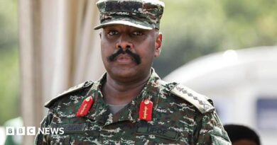 Gen Muhoozi Kainerugaba, Uganda's Chief of Defence Forces in military jungle uniform