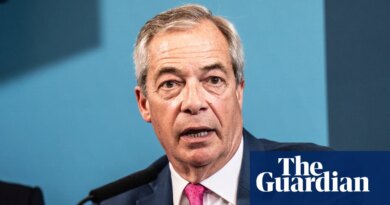 Unions rebuff Farage and say Reform ‘cosplaying’ as workers’ champions