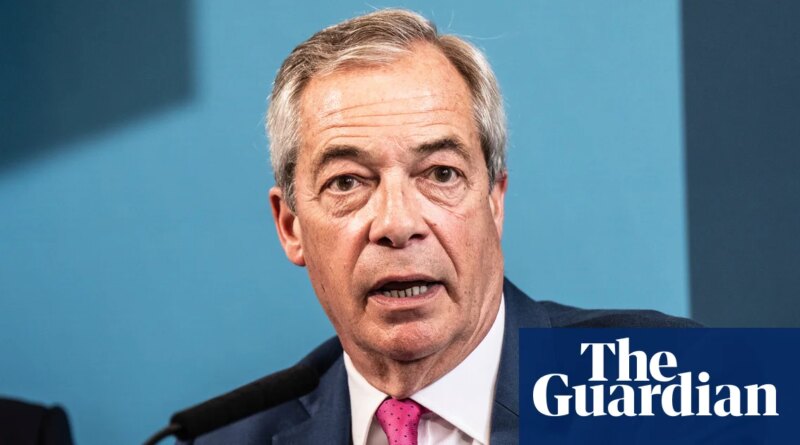 Unions rebuff Farage and say Reform ‘cosplaying’ as workers’ champions