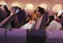 United's new premium narrow-body cabin has closing doors and a walk-up snack bar