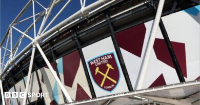 General view of West Ham United's London Stadium