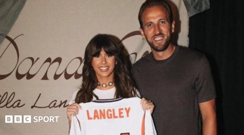 England captain Harry Kane and country music star Ella Langley