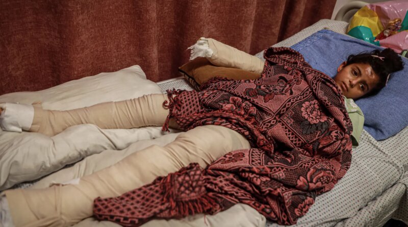 ‘Between pain and fear’: Gaza children bear cost of ongoing Israeli attacks