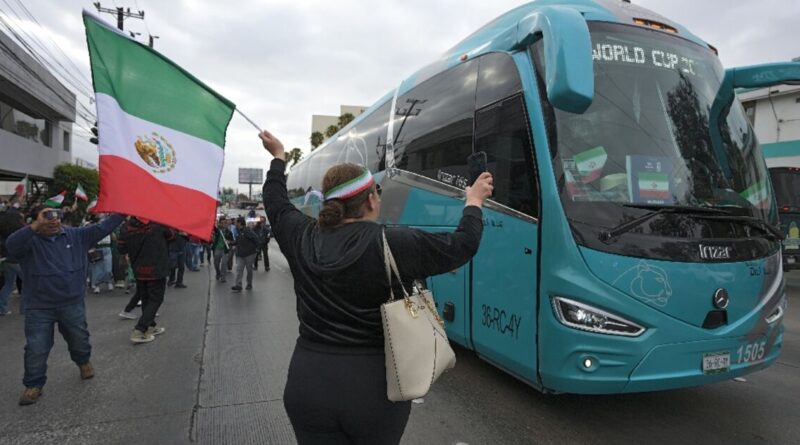 'Iran, Iran!' Iranian World Cup squad serenaded on return home