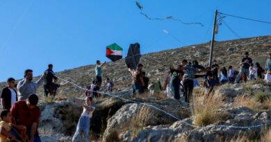 'Our land, our sky:' West Bank Palestinians fly kites in defiance of Israeli settlers