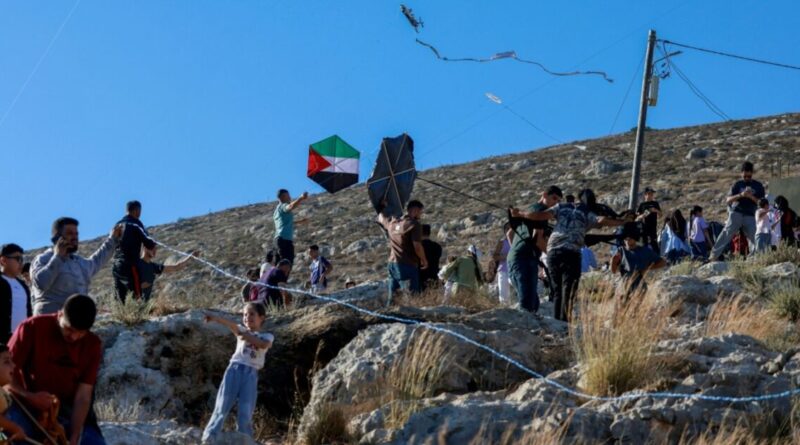 'Our land, our sky:' West Bank Palestinians fly kites in defiance of Israeli settlers
