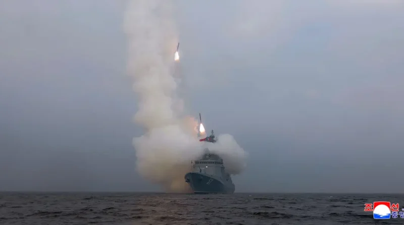 A year after a disastrous maiden launch, North Korea's new destroyer is up and firing its guns