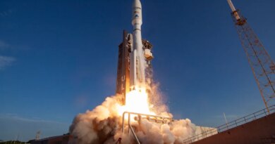 Amazon branding on a ULA Atlas V rocket