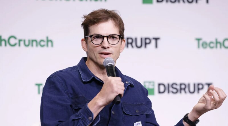 SAN FRANCISCO, CALIFORNIA - OCTOBER 29: Ashton Kutcher speaks onstage during TechCrunch Disrupt 2024 Day 2 at Moscone Center on October 29, 2024 in San Francisco, California. (Photo by Kimberly White/Getty Images for TechCrunch)