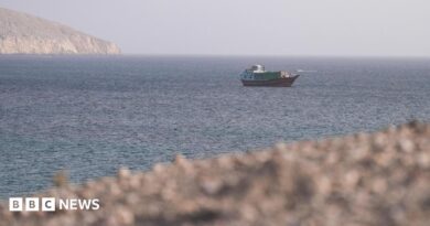 The Strait of Hormuz on Thursday