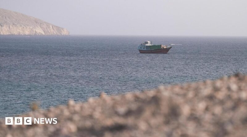 The Strait of Hormuz on Thursday