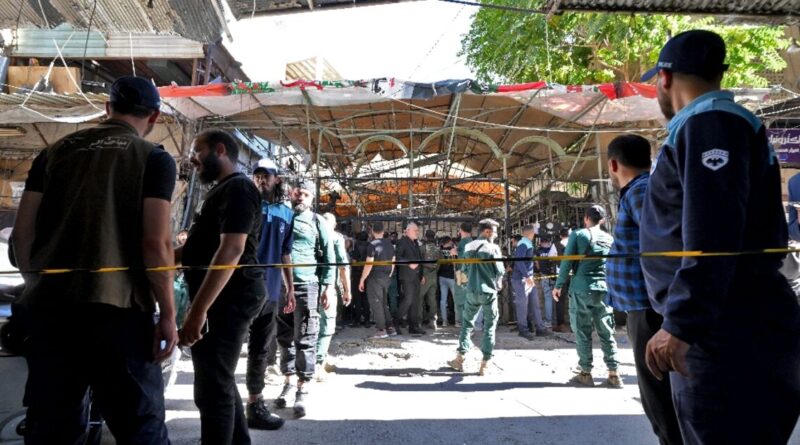 Bomb blast at Damascus cafe kills six, authorities say