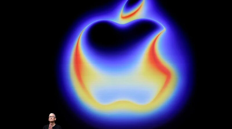 Apple CEO Tim Cook speaks during the keynote address at an Apple special event on September 09, 2025 in Cupertino, California.