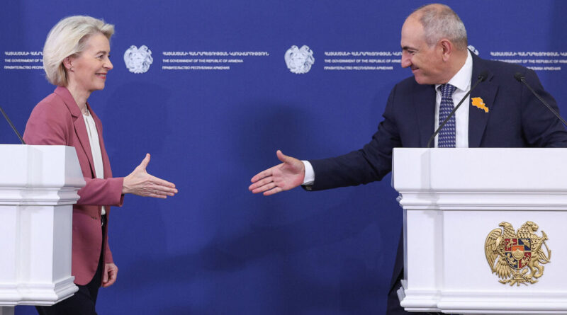 EU tells Armenia 'you can count on us' as Russia keeps up economic pressure