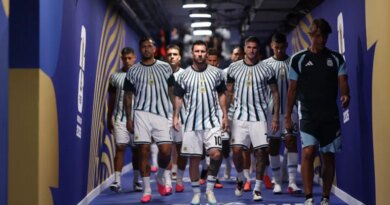 Lionel Messi #10 of Argentina leads teammates out of the tunnel for warm ups before the FIFA World Cup 2026 Quarter Final match between Argentina and Switzerland