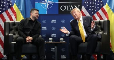 ANKARA, TURKEY - JULY 08: U.S. President Donald Trump (R) meets with Volodymyr Zelenskyy, President of Ukraine (L) for bilateral talks at Beştepe Presidential Compound during the NATO Summit on July 08, 2026 in Ankara, Turkey. Leaders from NATO's 32 countries, plus NATO allies like Ukraine, gathered in the Turkish capital to discuss a range of issues involving spending targets, defense industrial production, and support for Ukraine, among other topics. (Photo by Win McNamee/Getty Images)
