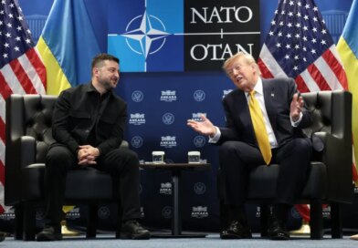 ANKARA, TURKEY - JULY 08: U.S. President Donald Trump (R) meets with Volodymyr Zelenskyy, President of Ukraine (L) for bilateral talks at Beştepe Presidential Compound during the NATO Summit on July 08, 2026 in Ankara, Turkey. Leaders from NATO's 32 countries, plus NATO allies like Ukraine, gathered in the Turkish capital to discuss a range of issues involving spending targets, defense industrial production, and support for Ukraine, among other topics. (Photo by Win McNamee/Getty Images)