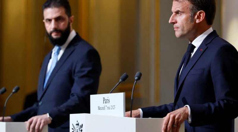 French president visits Syria ahead of NATO summit in Turkiye