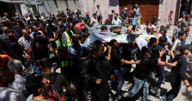 Gazans mourn aid worker killed by Israel who brought them the World Cup