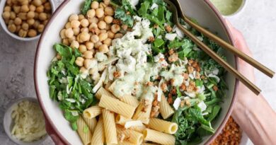 Green Goddess Pasta Salad (Only 6 Ingredients!)