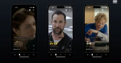 HBO Max vertical feed