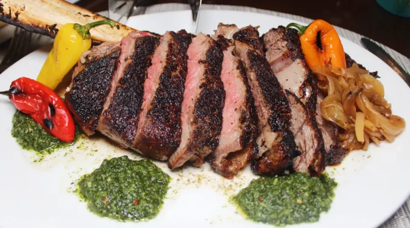 I ate at Pat Lafrieda's Chop House at Citi Field. It was expensive, but a far cry from the typical baseball-game hot dog.