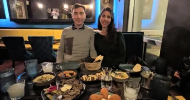 I couldn't justify throwing a party that my 1-year-old wouldn't remember. My husband and I went to a fancy dinner instead.