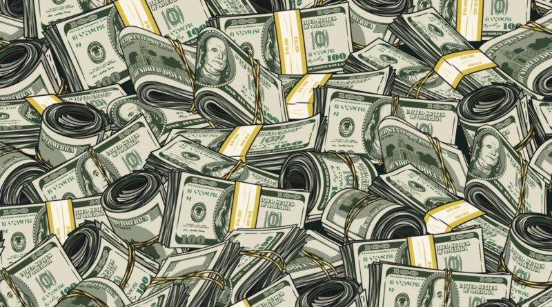 hundred dollar bills pattern